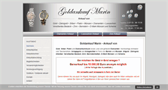 Desktop Screenshot of goldankauf-marin.de